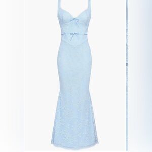 Brand New House of CB Light Blue Lace Dress